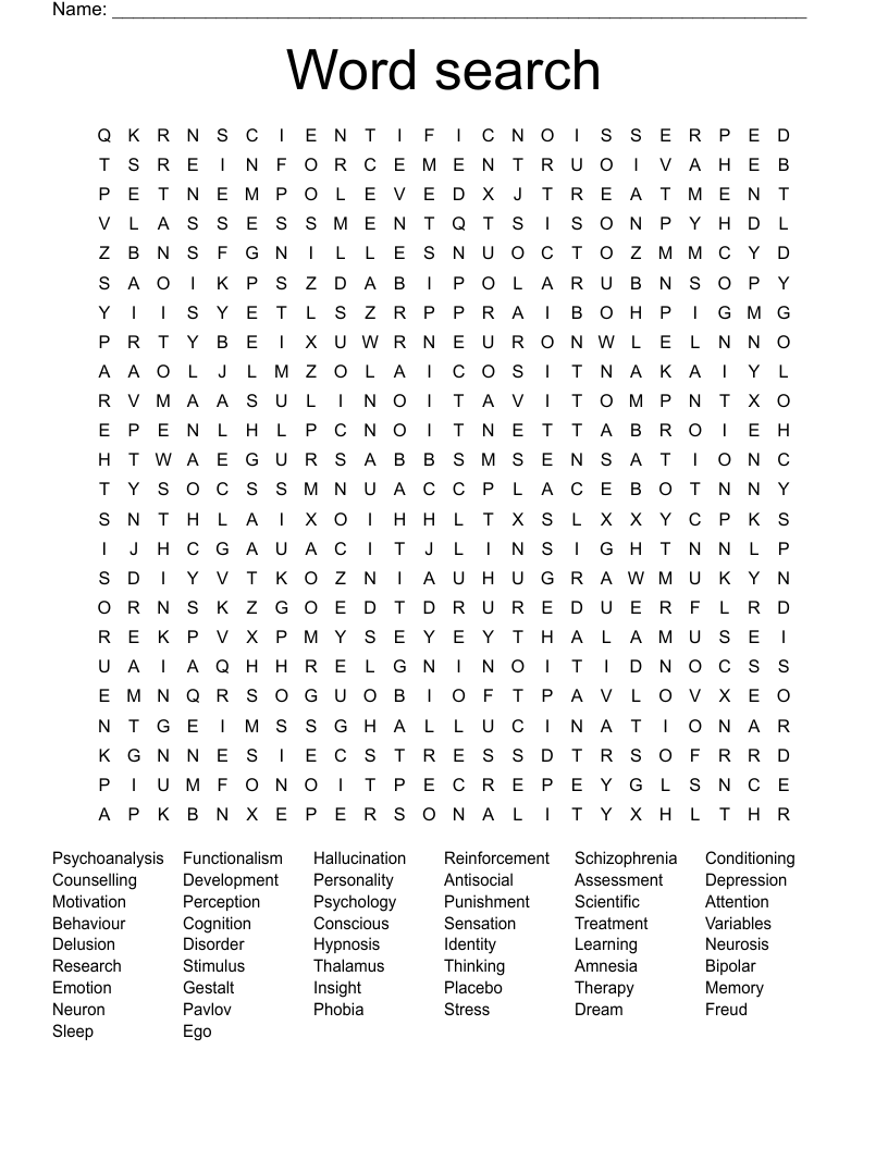 Word search - WordMint