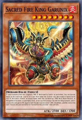 Card: Sacred Fire King Garunix