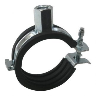 Acoustic pipe clamps - rubber lined photo