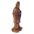 Wood statuette, 'Beautiful Kwan Im' - Buddhist Goddess Sculpture Hand-carved Wood