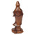 Wood statuette, 'Beautiful Kwan Im' - Buddhist Goddess Sculpture Hand-carved Wood