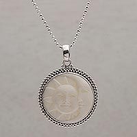 Sterling silver pendant necklace, Stellar Lovers