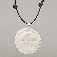 Bone pendant necklace, Stellar Guardians