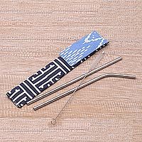 Stainless steel straws, Hydrate (pair)