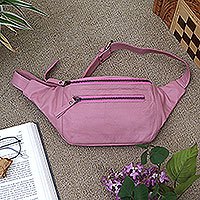 Leather belt bag, On Trend in Pink