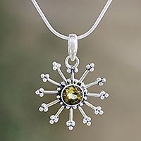 Citrine pendant necklace, Sunshine Daze