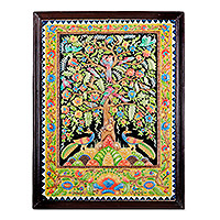 Marble wall art, Colorful Tree of Life