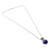 Lapis lazuli pendant necklace, 'True Magic' - 14-Carat Faceted Checkerboard Lapis Lazuli Pendant Necklace