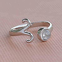 Quartz cocktail ring, Sign of Aries