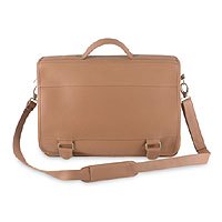 Leather laptop case, Universal (beige, single)