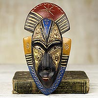 African wood mask, Opeyemi