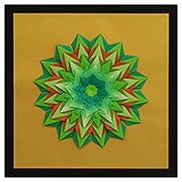 Paper wall art, Thoughtful Mandala