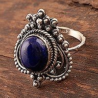 Lapis lazuli cocktail ring, Royal Magnificence