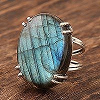 Labradorite cocktail ring, True Class