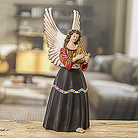 Ceramic angel sculpture, Santa Maria Chiquimula