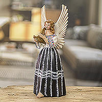 Ceramic angel sculpture, Coban