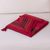 Alpaca blend throw blanket, 'Red Butterfly' - Alpaca Wool Blend Red Throw Blanket