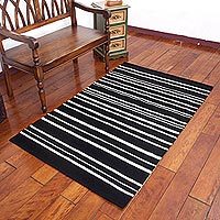 Wool area rug, Peruvian Hearth (3.5x5.5)