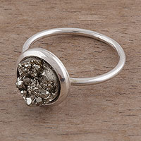 Pyrite cocktail ring, Rocky Mountains