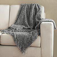 Alpaca blend throw, Cozy Grey