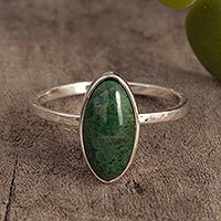 Chrysocolla cocktail ring, Paramour