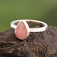 Opal single-stone ring, Andes Dew