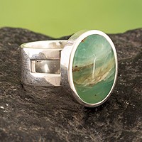 Opal single stone ring, Powerful Truth