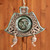 Ceramic decor, 'Green Daghdghan' - Handcrafted Traditional Green Ceramic Armenian Daghdghan