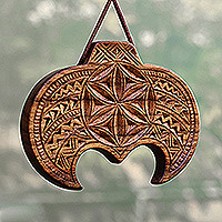 Wood wall decor, Ancestral Amulet