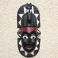 African wood mask, Harvest Festival