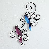 Steel wall sculpture, Promised Birds