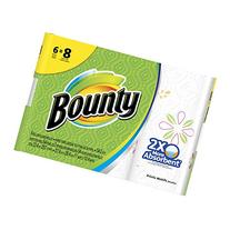 Bounty Big Roll Paper Towels, Prints, 6 Count