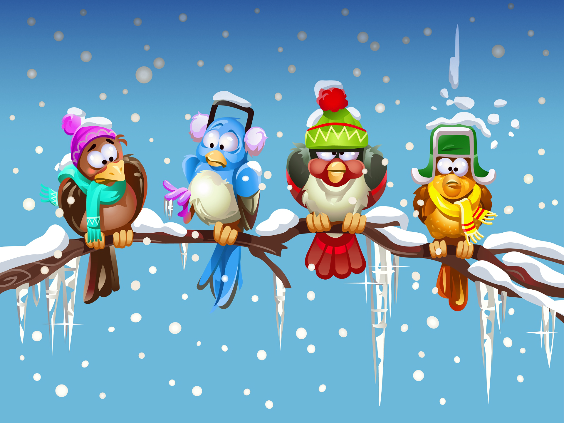 48 Cartoon Winter Wallpaper Wallpapersafari - vrogue.co