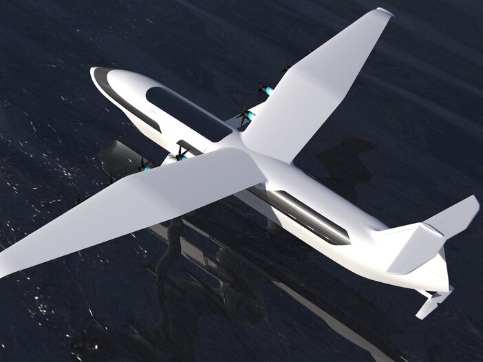 A startup is developing an electric flying ferry that's part plane ...