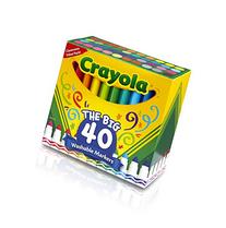 Crayola 58-7858 Ultra-Clean Washable Broad Line Markers, 40-