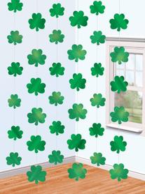 Amscan Lucky Irish Green St. Patrick's Day Shamrock Foil 