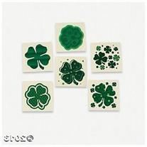 St Patrick's Day Party Favors 72 Green Shamrock Tattoos 