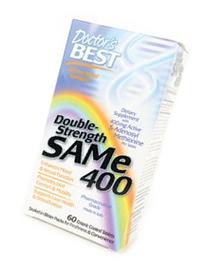 Doctor's Best SAMe 400mg Double Strength, 60 Tablet