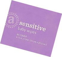 Amazon Elements Baby Wipes, Sensitive, Flip-Top Packs, 480 