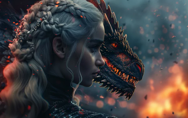 Game of Thrones Dragon 4K Ultra HD Wallpaper by Wugrash