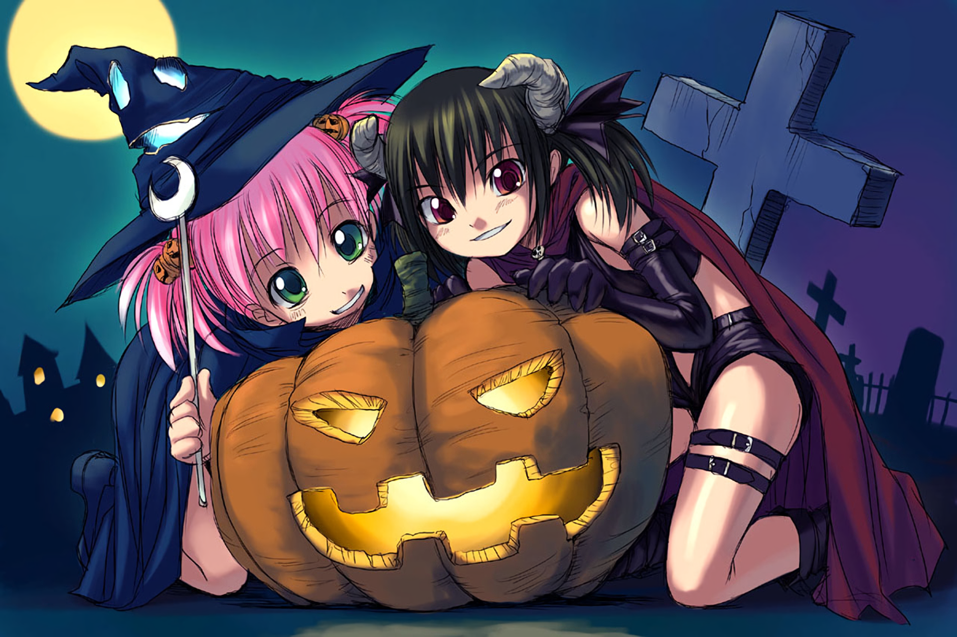 40+ Anime Halloween Fonds d'écran HD et Images