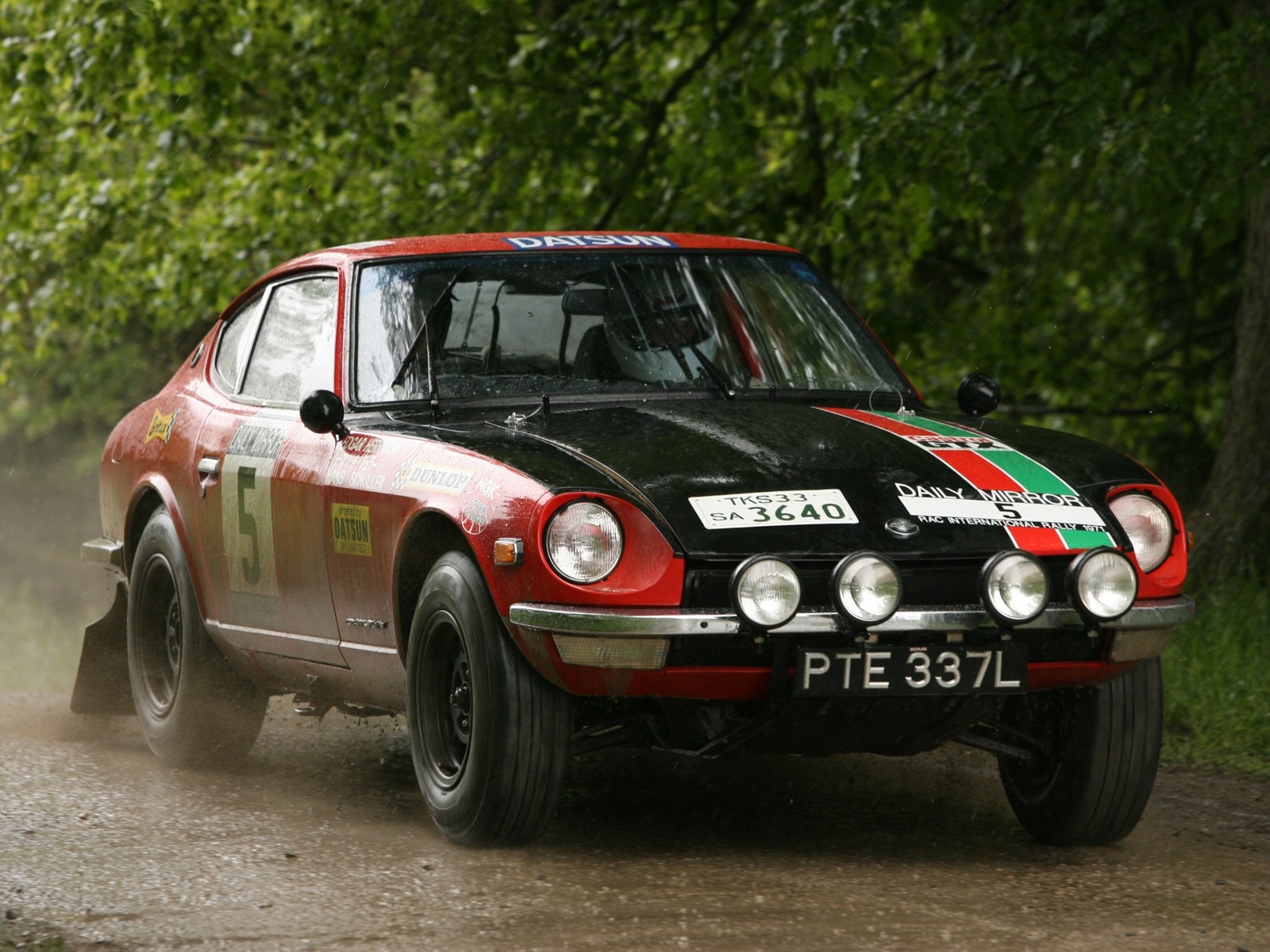 Download Nissan Datsun Rally Car Vehicle Race Car Wallpaper