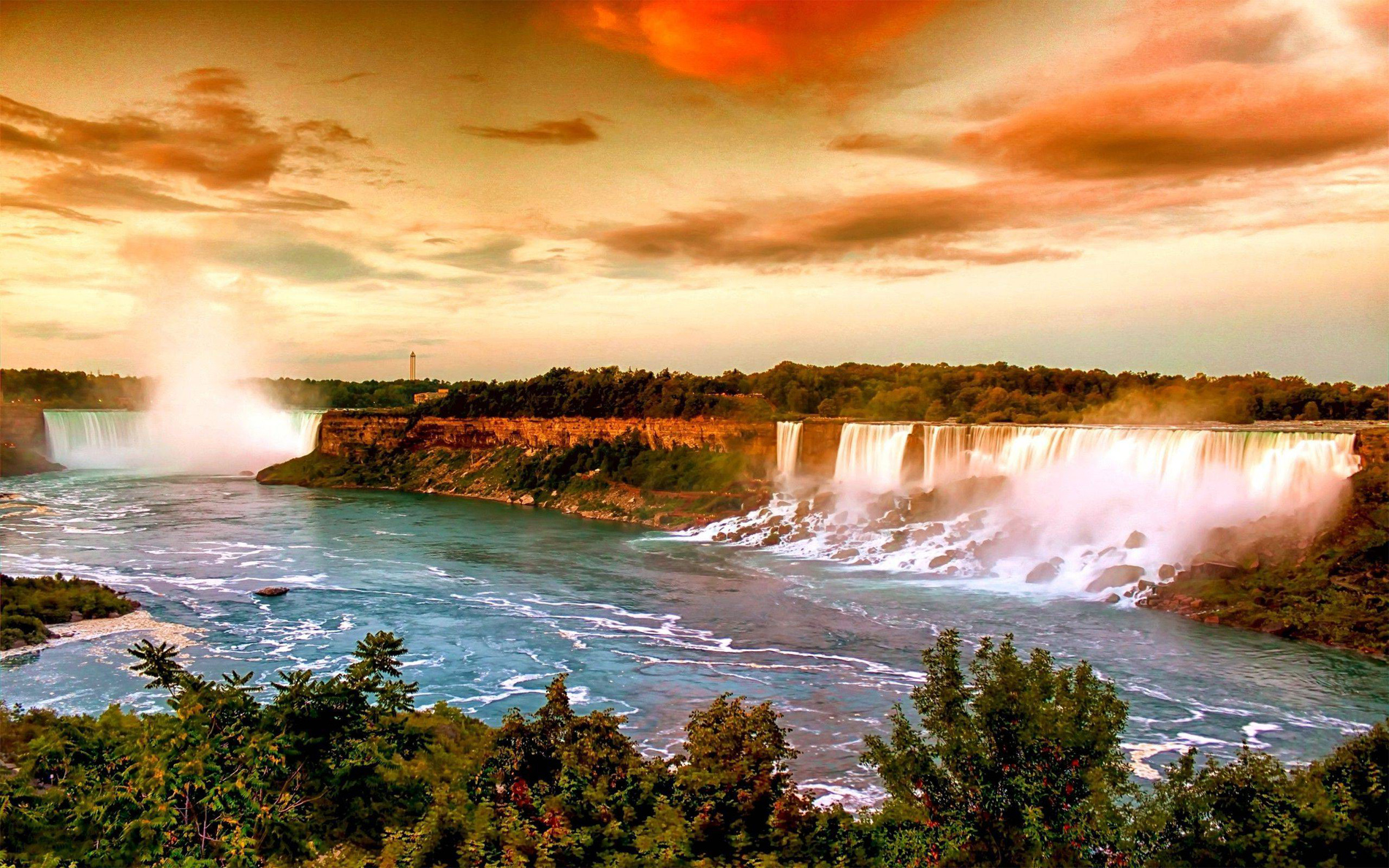 Niagara Falls In Ontario Canada Travel Wallpaper Hd Wallpapers ...