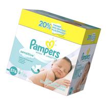 Pampers Baby Wipes Sensitive 9X Refill, 576 Count