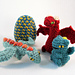 Tiny Dragon Hatchlings in Eggs Amigurumi pattern 