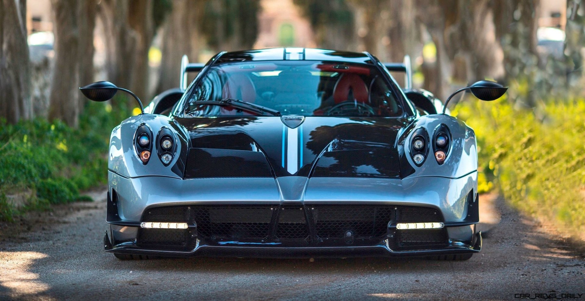 Pagani Huayra Blue Wallpaper