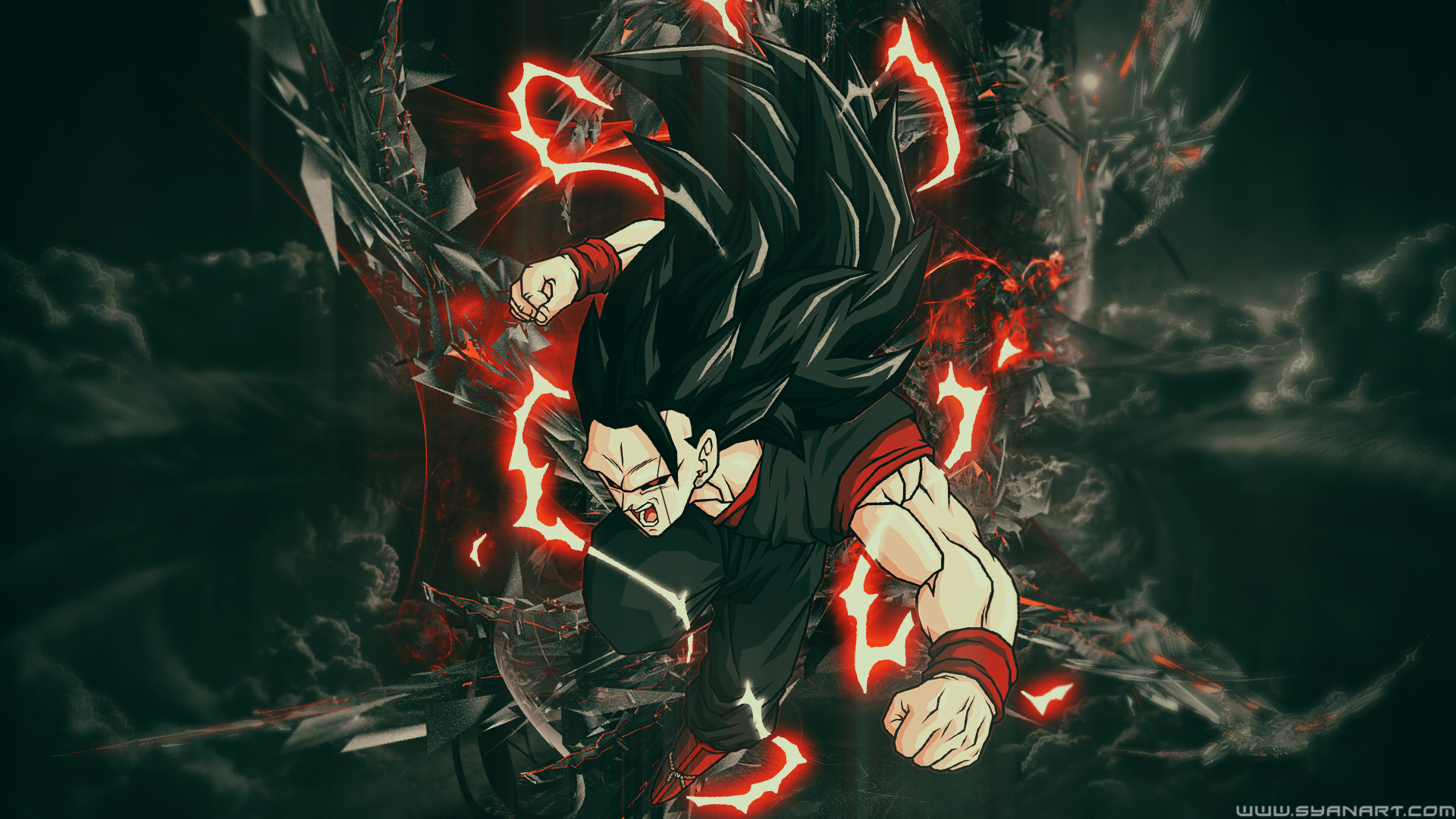 DBS Goku Black SSJ3 by SyanArt