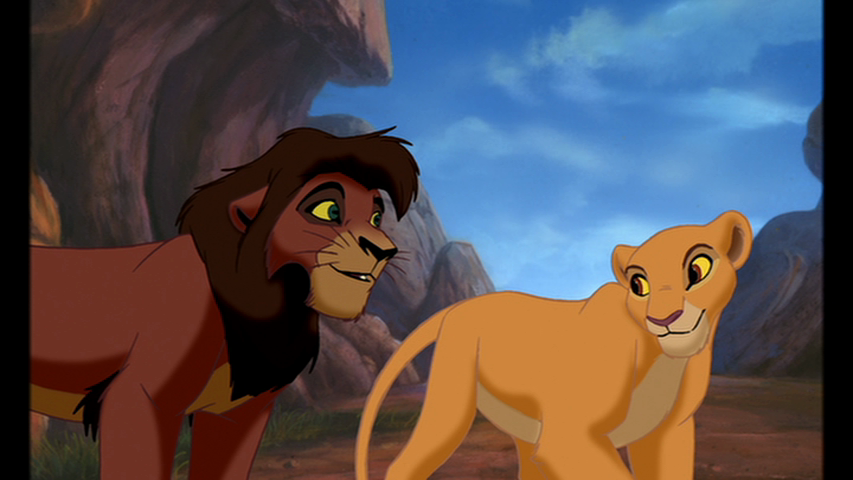 The Lion King 2 Kovu And Kiara Kiss