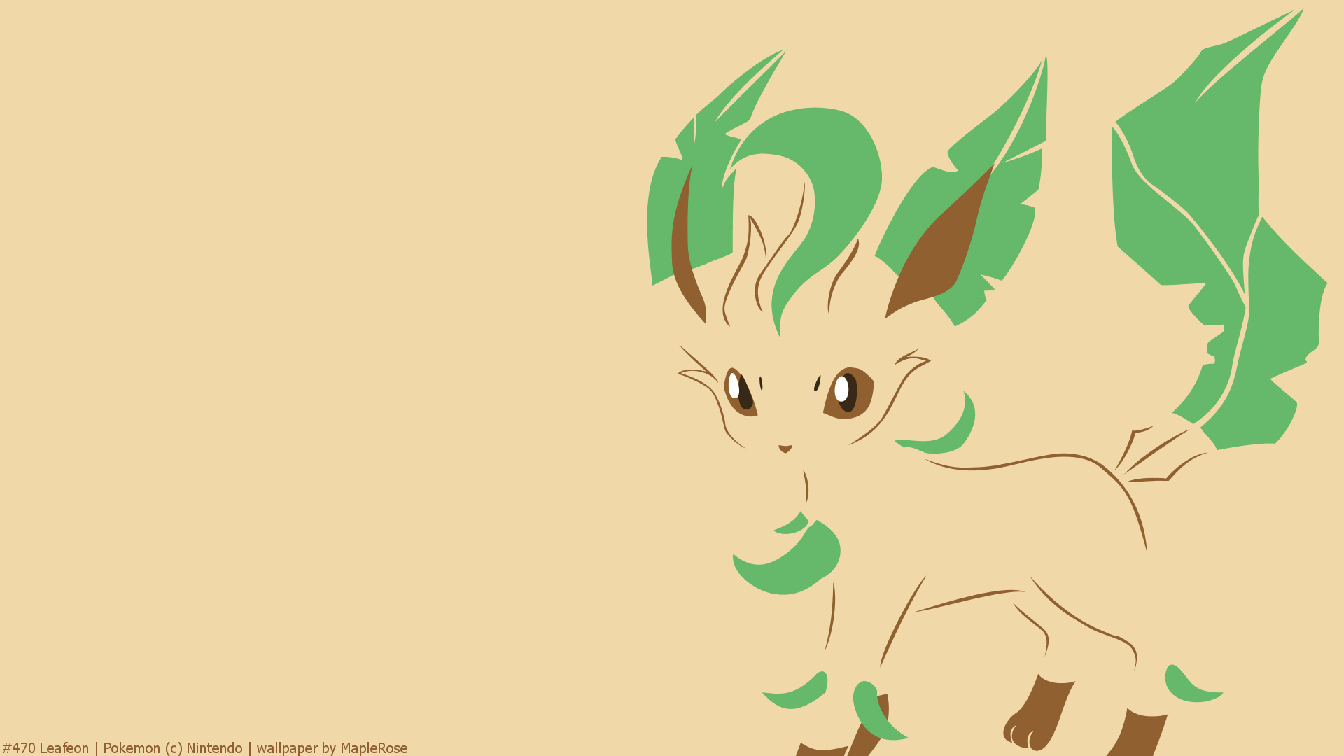 Leafeon Full HD Wallpaper and Background Image | 1920x1080 | ID:481198