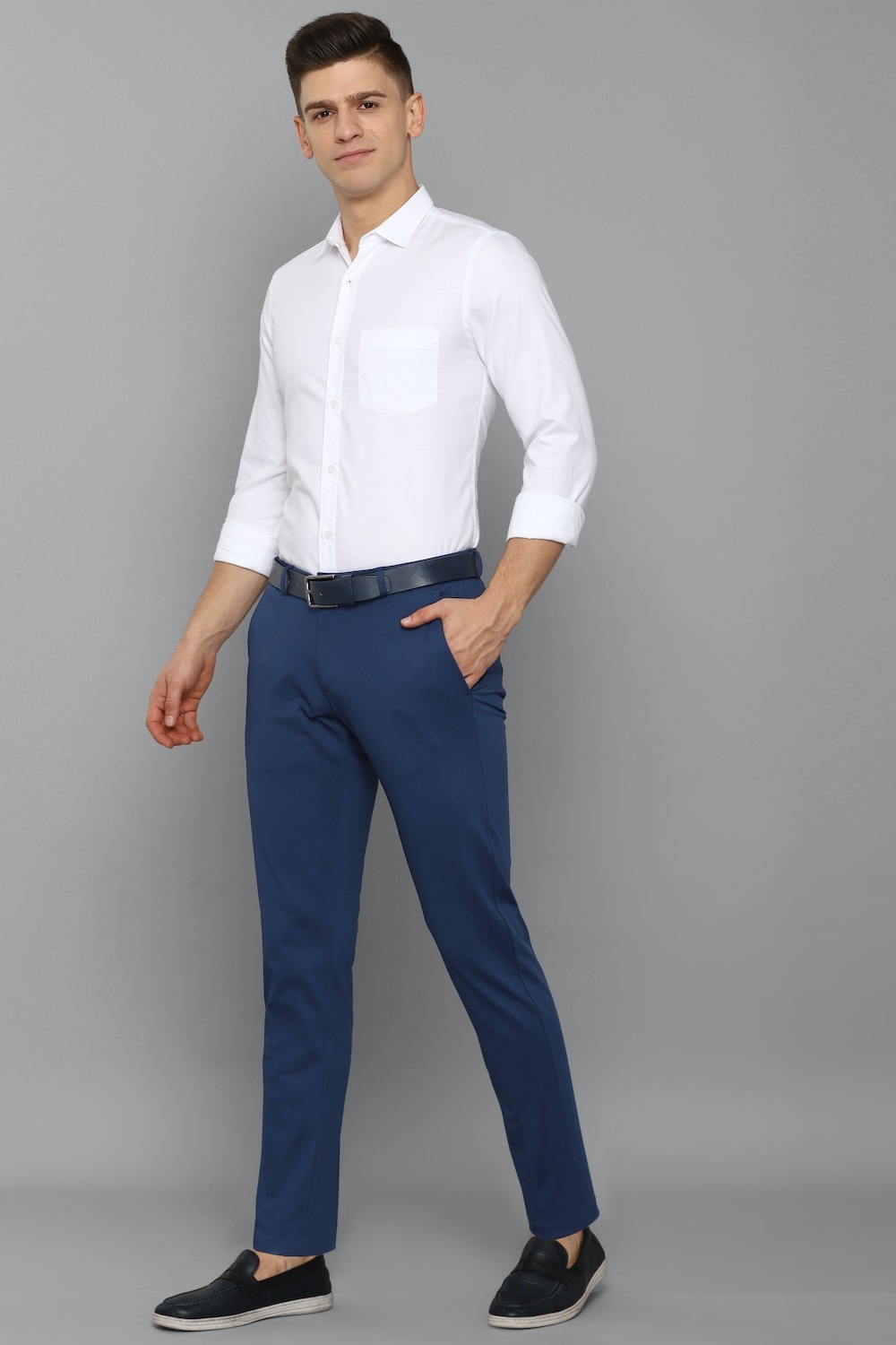 Aggregate more than 79 navy blue trousers white shirt  incdgdbentre